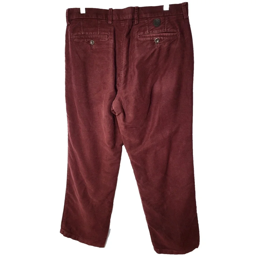 Blue Harbour Luxury Italian Soft Moleskin Soft Emmetex Flat Front‎ Pant 34X29